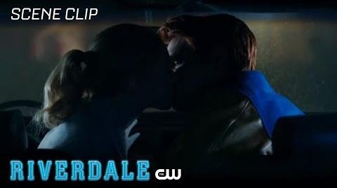 Riverdale Season 2 Ep 9 Archie and Betty Kiss in the Car The CW