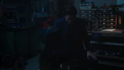 Reggie tells Veronica that his dad died