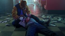 Fred gets shot