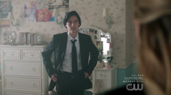 Season 1 Episode 5 Heart of Darkness Jughead in a suit 1