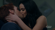 Season 1 Episode 10 The Lost Weekend Veronica and Archie kissing