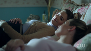 Season 1 Episode 12 Anatomy of a Murder Polly and Betty in bed 1