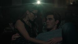 Geraldine and Archie watching a movie