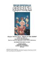 Sabrina Chapter Twenty Three Heavy Is The Crown Poster Draft