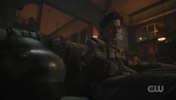 Jughead crashed his bike