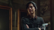 Season 1 Episode 7 In a Lonely Place Jughead smirk