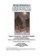 Sabrina Chapter Twenty Five The Devil Within Poster Draft
