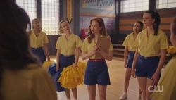 Cheryl announces her plan to assign each Vixen to a Bulldog