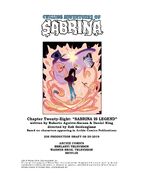 Sabrina Chapter Twenty Eight Sabina Is Legend Poster Draft