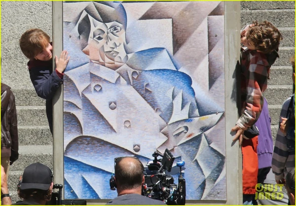 Jacob Tremblay and Noah Jupe on the set of Wonder