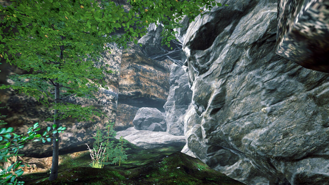 Ship cave entrance.