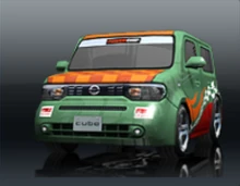 キューピー Tomica Nissan CUBE Z12 dealer special order color sample car