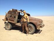 Hillman Minx on set of Fury Road