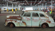 Chevrolet Fleetmaster used for the rear cab section.