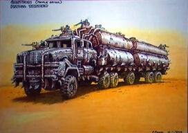 Peter Pound's original concept of The Gastown Petrol Tanker