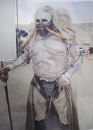Keays-Byrne on set.