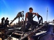 Tim on set of Fury Road.