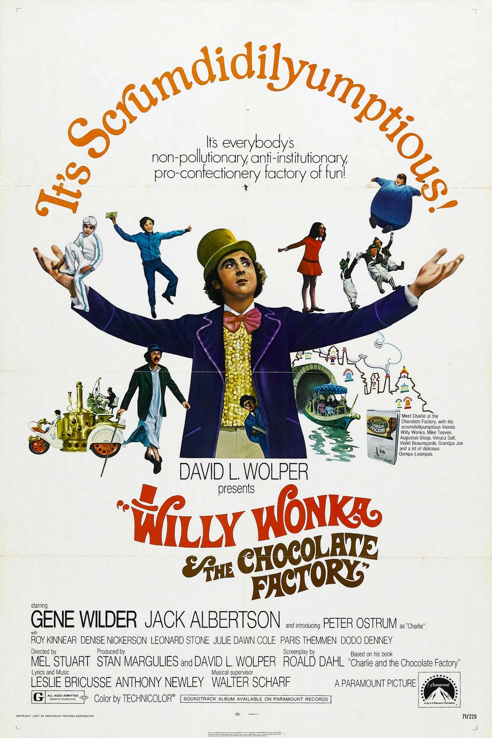 Willy Wonka the Chocolate Factory Roald Dahl Wiki Fandom