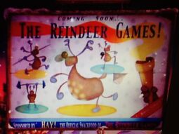 Billboard advertising The Reindeer Games