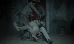  is beaten by orderlies as he attacks 