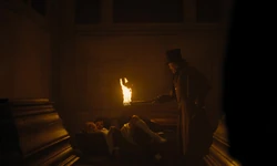 ,  and  findd  lying dead atop 's corpse