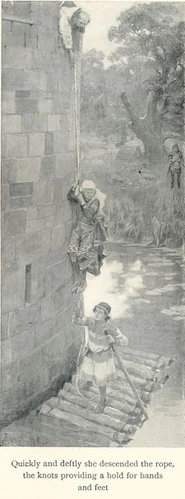 TheBrideAlanaDale.jpg (53 KB) Illustration of Alan a Dale rescuing his bride from