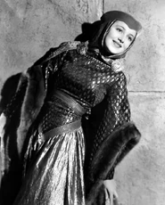 Olivia de Havilland as Maid Marian in publicity still for The Adventures of Robin Hood (1938)