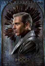 Ben Mendelsohn is the Sheriff of Nottingham Poster
