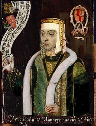 Portrait made centuries after her death.