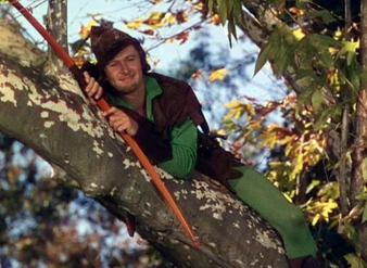 Errol Flynn as Robin Hood in The Adventures of Robin Hood (1938)