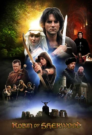 Jason Connery, Anthony Valentine, John Abineri, Robert Addie, Nickolas Grace, Rula Lenska, Clive Mantle, Michael Praed, Phil Rose, Mark Ryan, Judi Trott, Peter Llewellyn Williams, and Ray Winstone in Robin of Sherwood (1984)