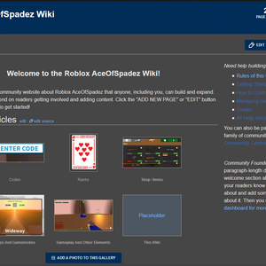Roblox Aceofspadez Wiki Fandom - roblox ace of spades