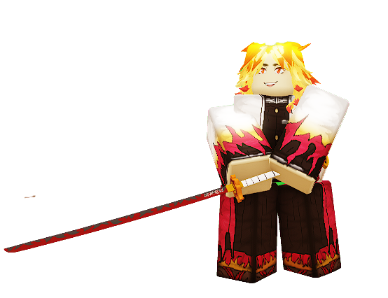 How to make Kyojuro Rengoku Avatar in Roblox, Demon Slayer Cosplay