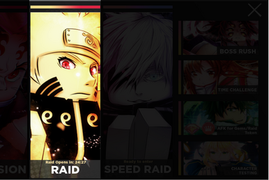 Speed Raid, Roblox Anime Dimensions Wiki