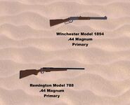 Two guns that will be added, the Winchester Model 1894 and Remington Model 788.