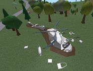 Old helicopter crash