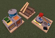 Building materials, not seen in-game