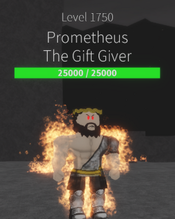 Prometheus The Gift Giver Arcane Reborn Wiki Fandom - arcane reborn roblox wiki