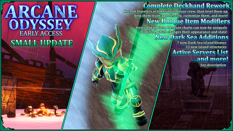 All The New Items in the Arcane Odyssey DARK SEA Update!!! 