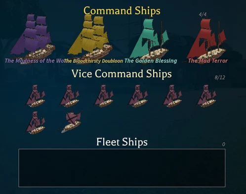 The Fleet command structure.