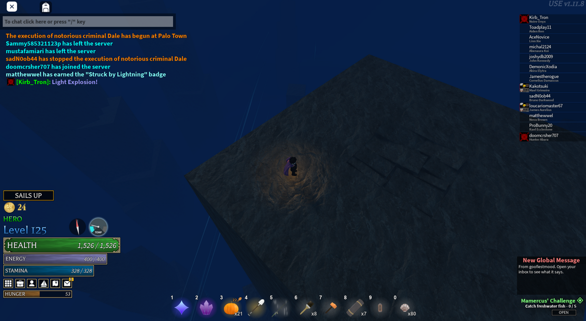 Roblox  Arcane Odyssey: Wind-Row Island Secret Location 