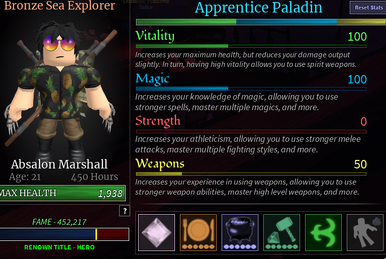 Paladin, Arcane Odyssey Wiki