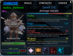 Savant, Arcane Odyssey Wiki