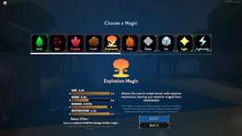 Explosion Magic, Arcane Odyssey Wiki