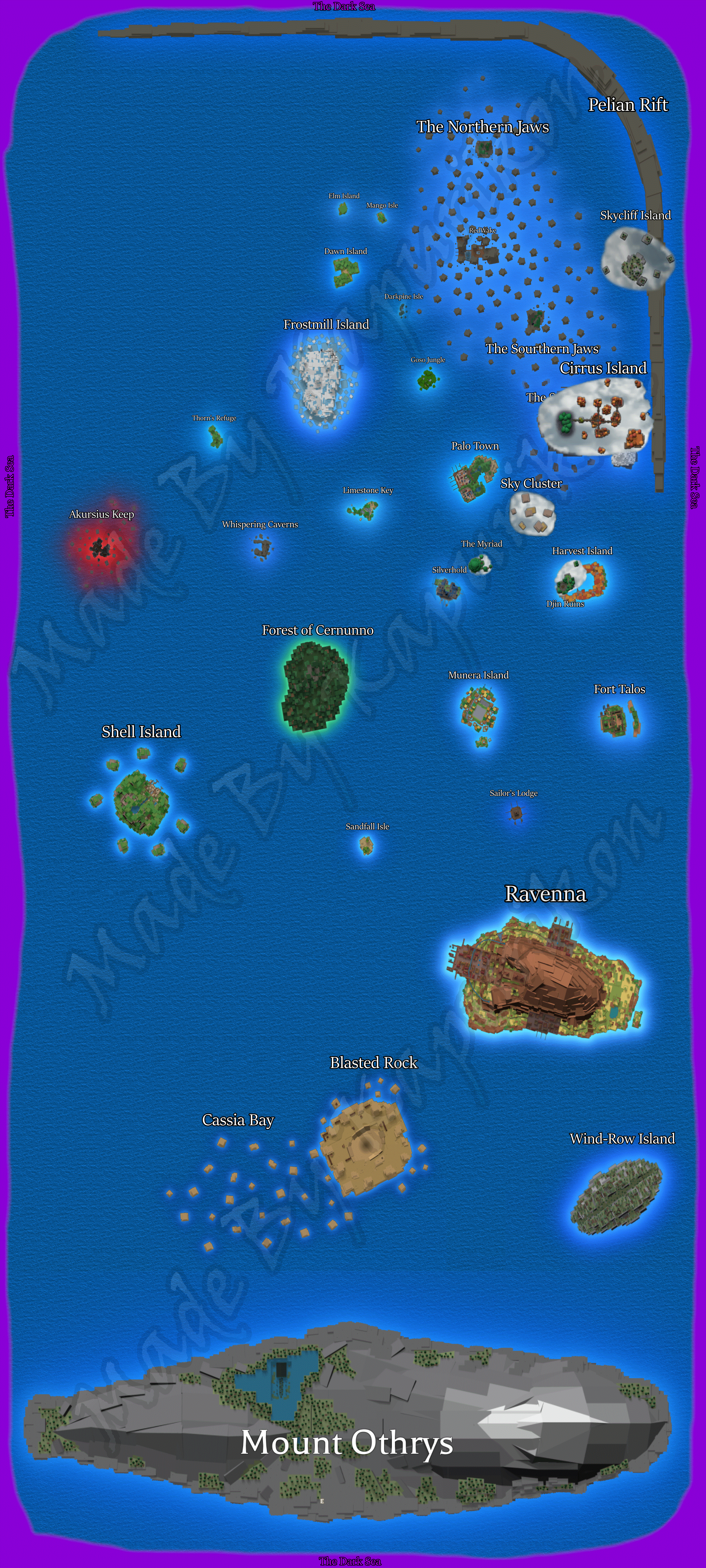 ARCANE ODYSSEY FULL MAP, ALL ISLAND LOCATIONS/NAMES! 