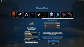 Sand Magic, Arcane Odyssey Wiki