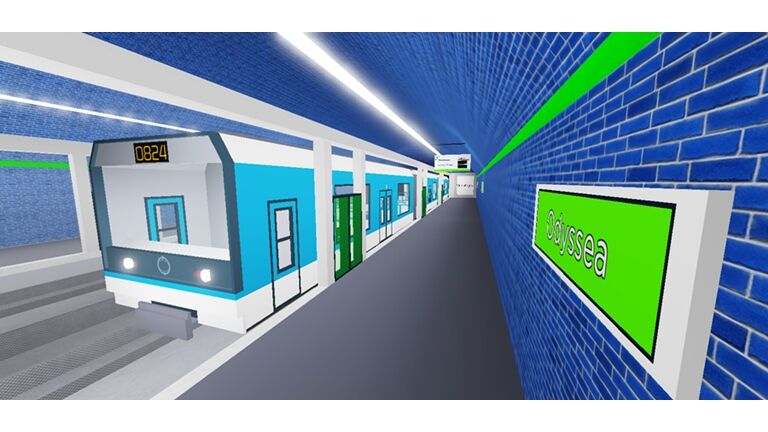 ROBLOX) Automated Underground Metro Line (The Plaza Subway) 