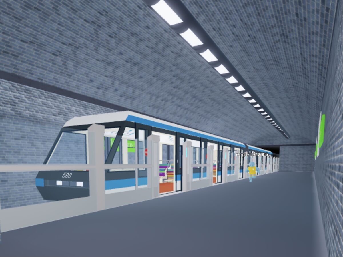 ROBLOX) Automated Underground Metro Line (The Plaza Subway) 