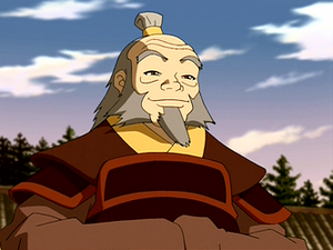 Iroh smiling