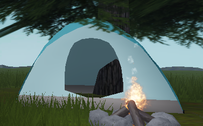 Default Tent Roblox Backpacking Wiki Fandom - greatest place to fish in backpacking roblox